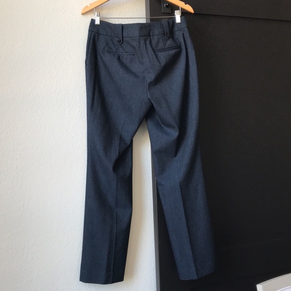 Ann Taylor Blue Trousers with Button Details SZ8 - Picture 3 of 13
